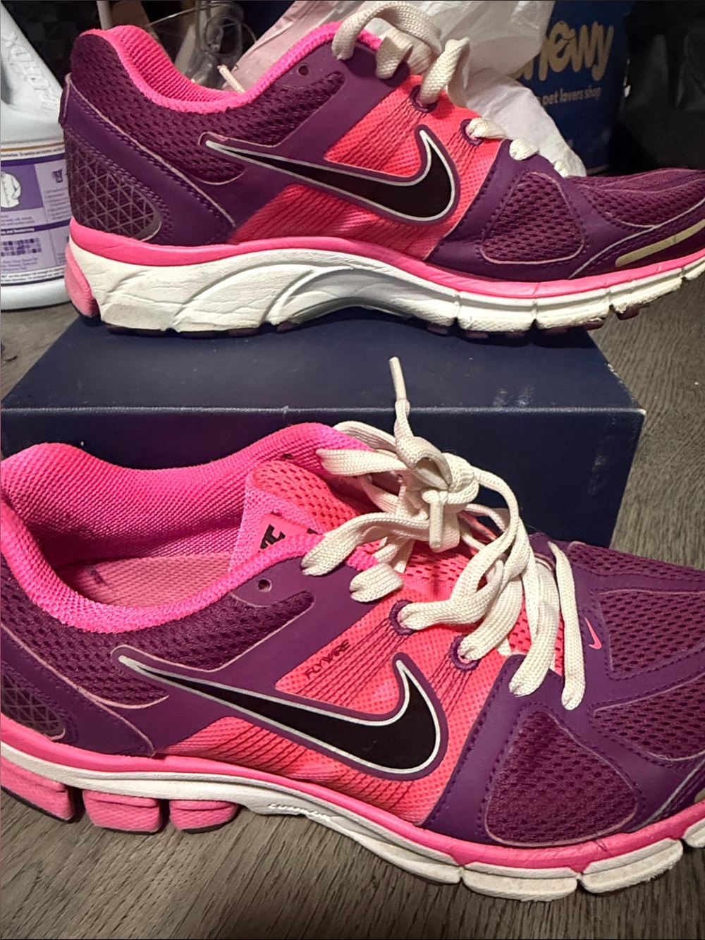Nike Women’s Athletic Running Shoes in Pink & Purple